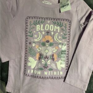 NWT OshKosh B'gosh Kids Purple Long Sleeve Tee